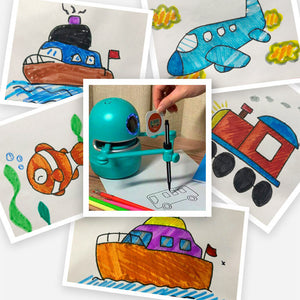 Painting Robot Kindergarten Children Students
